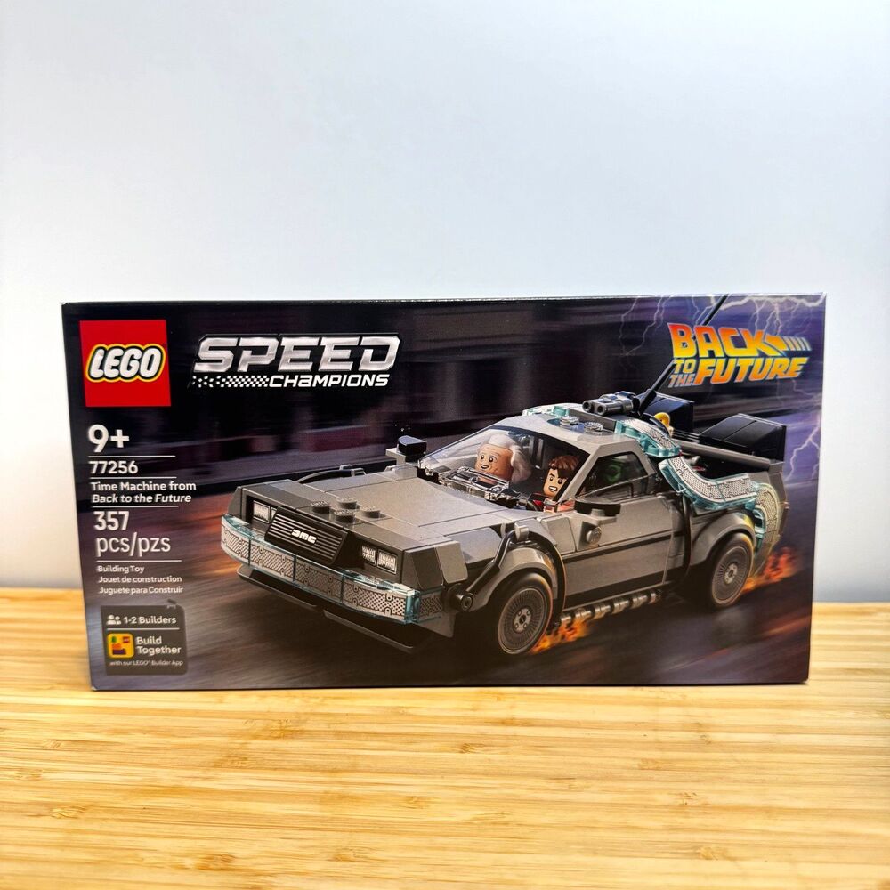 LEGO 77256 Speed Champions Back to the Future Time Machine DeLorean 357 Pc NEW
